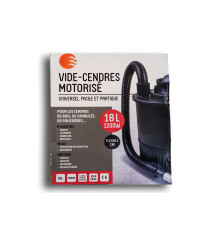 Aspirateur Vide-Cendres Motorisé pour Pellet - 18L / 1200W