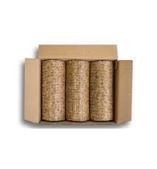 9 Bûches de bois densifiées 15KG - (Lot de 60)