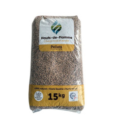 Pellets de Bois Hauts de Flamme Din+ 15 Kg