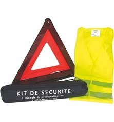 Kit de Sécurité Gilet Jaune/Triangle