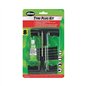Kit de réparation pour pneus tubeless 8 pièces avec mèches et colle