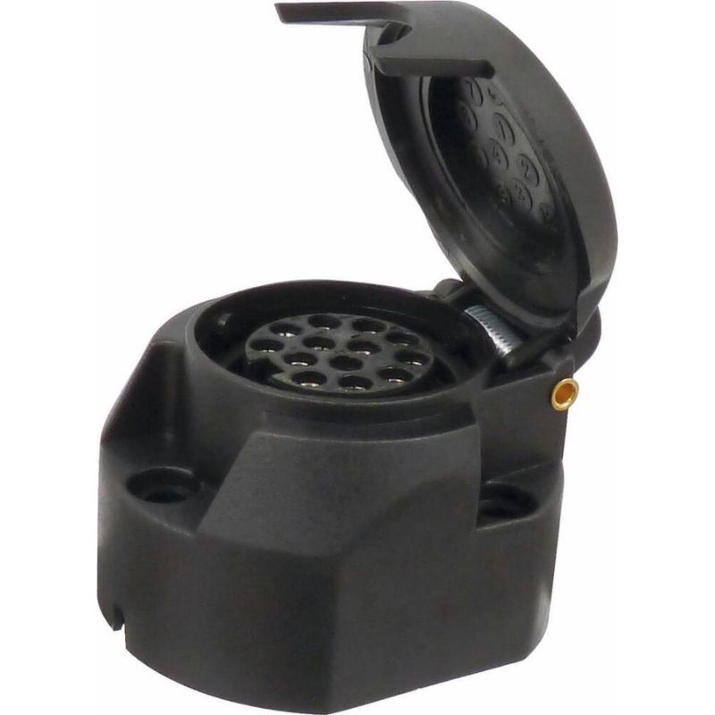Socle femelle plastique 13 plots pour remorque
