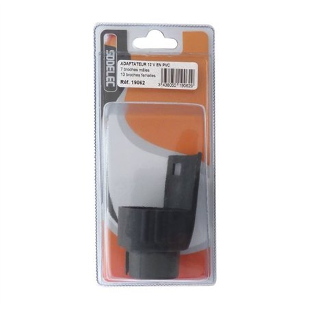 Mini adaptateur 13 vers 7 plots pour attelage de remorque