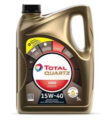 Huile moteur TotalEnergies Quartz 5000 essence 15W-40 2 L