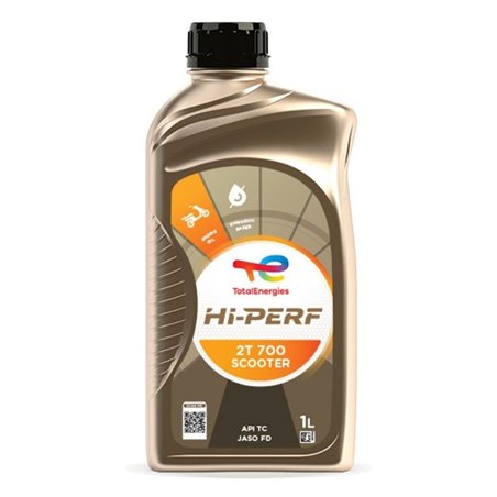 Huile Moteur TotalEnergies HI-PERF 2T 700 Scooter 1 L