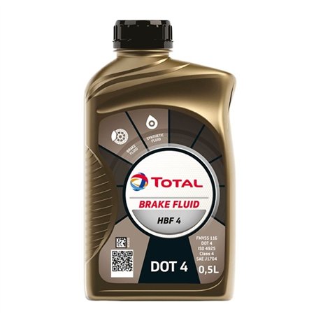 Liquide de Frein HBF 4 OEM + DOT 4 0,5 L