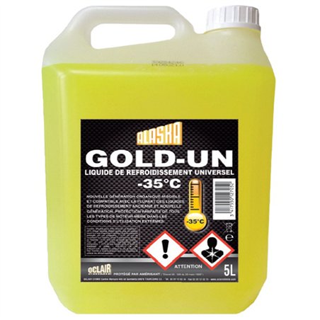 Liquide Refroidissement Jaune -35°  5l