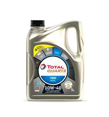 Huile moteur Diesel synthèse TotalEnergies Quartz 7000 10W-40 5 L