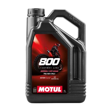 Huile moteur 2T Motul 800 Factory Line Off Road 4L