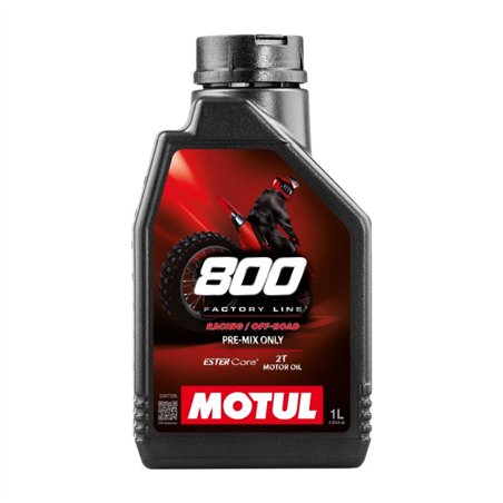 Huile moteur 2T Motul 800 Factory Line Off Road 1L