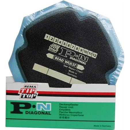 Emplâtres de réparation pour pneus tubeless Ø120 mm - Lot de 2