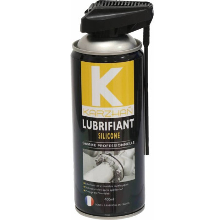 Lubrifiant au Silicone avec Tête 2 Jets Aérosol 400 ml