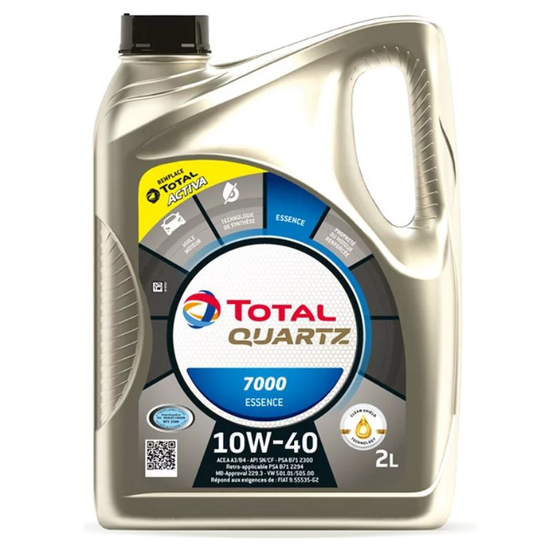 Huile moteur TotalEnergies Quartz 7000 Essence 15W-40 2 L