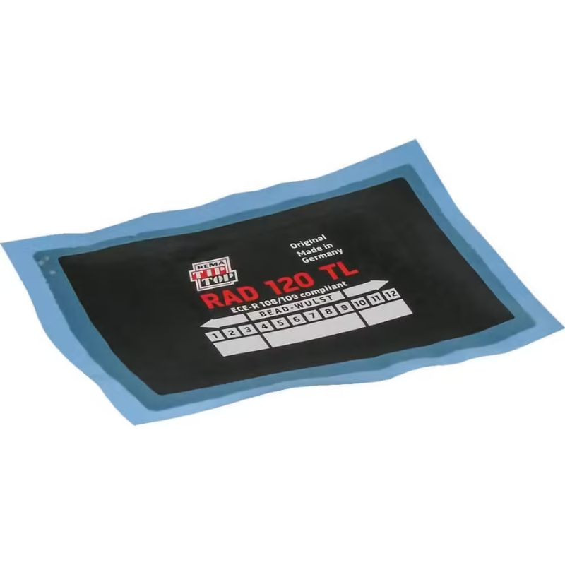 Emplâtre pour Pneus RAD 120TL 2 plis 80 x 125 mm